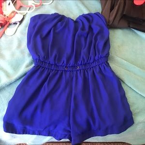Blue romper